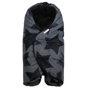 7AM Enfant Nido Quilted Car Seat Stroller Cover Stella Black Gray Large 6-18